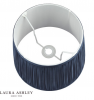 Klosz Abażur 35cm LAURA ASHLEY Hemsley Pleated Silk Midnight Blue DAR LIGHTING LA3756307-Q (Abażur- Bez Podstawy)